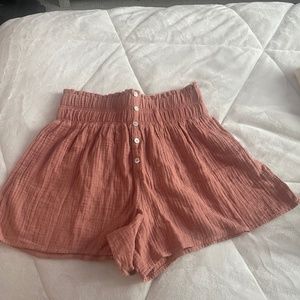 Burnt orange shorts